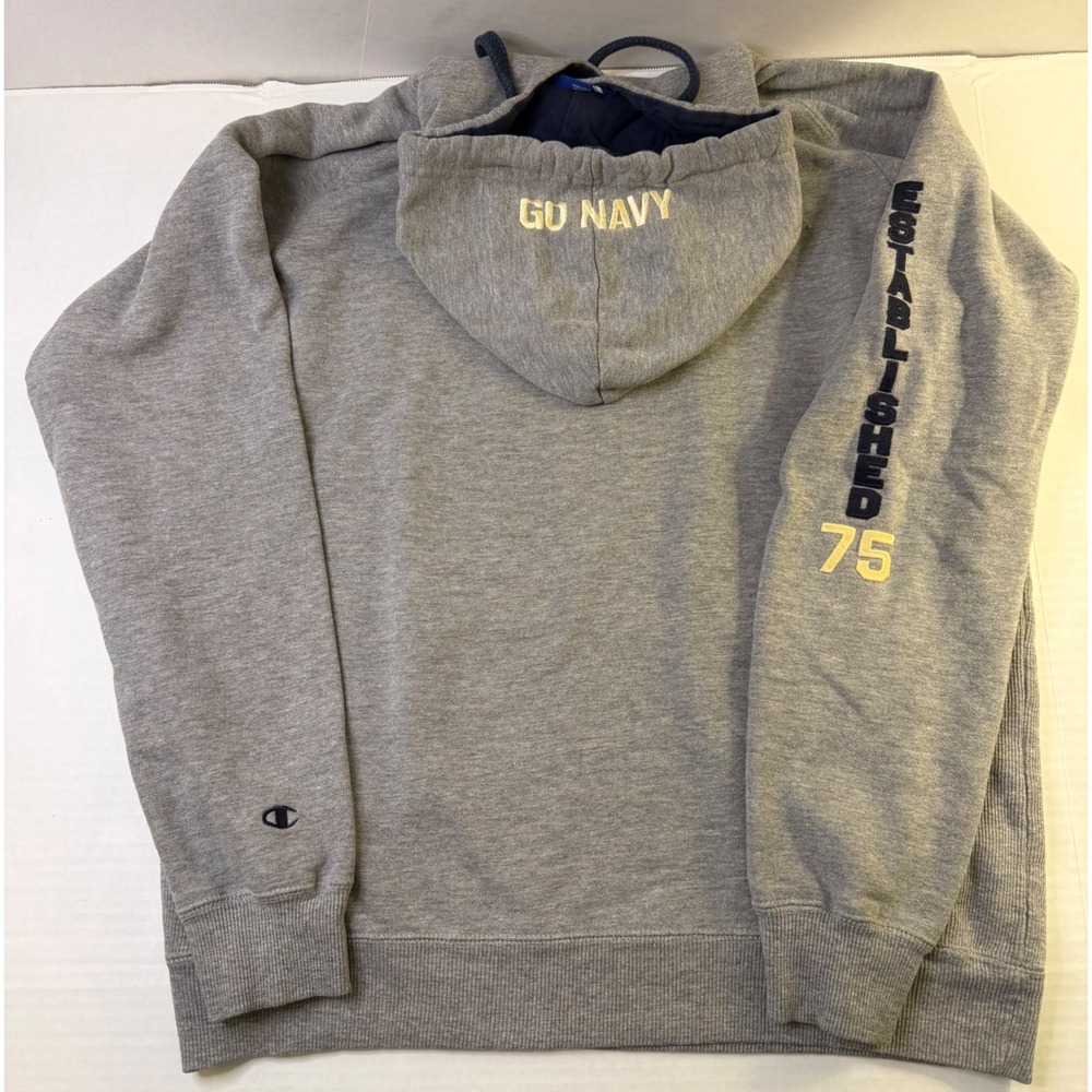 Champion US Navy Hoodie Pullover Sweatshirt Mens Size Large Hoodie - Picture 2 of 8
